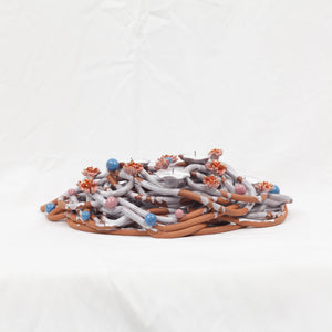 Sculptural chandelier